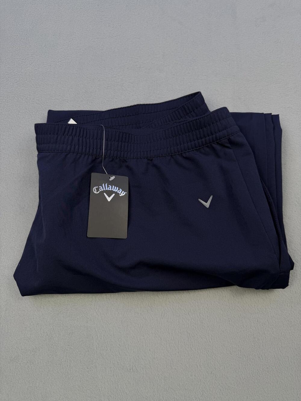 Callaway Rain Pants Mens 2XL Blue Golf Lightweight Stretch Peacoat CGBFA000GG